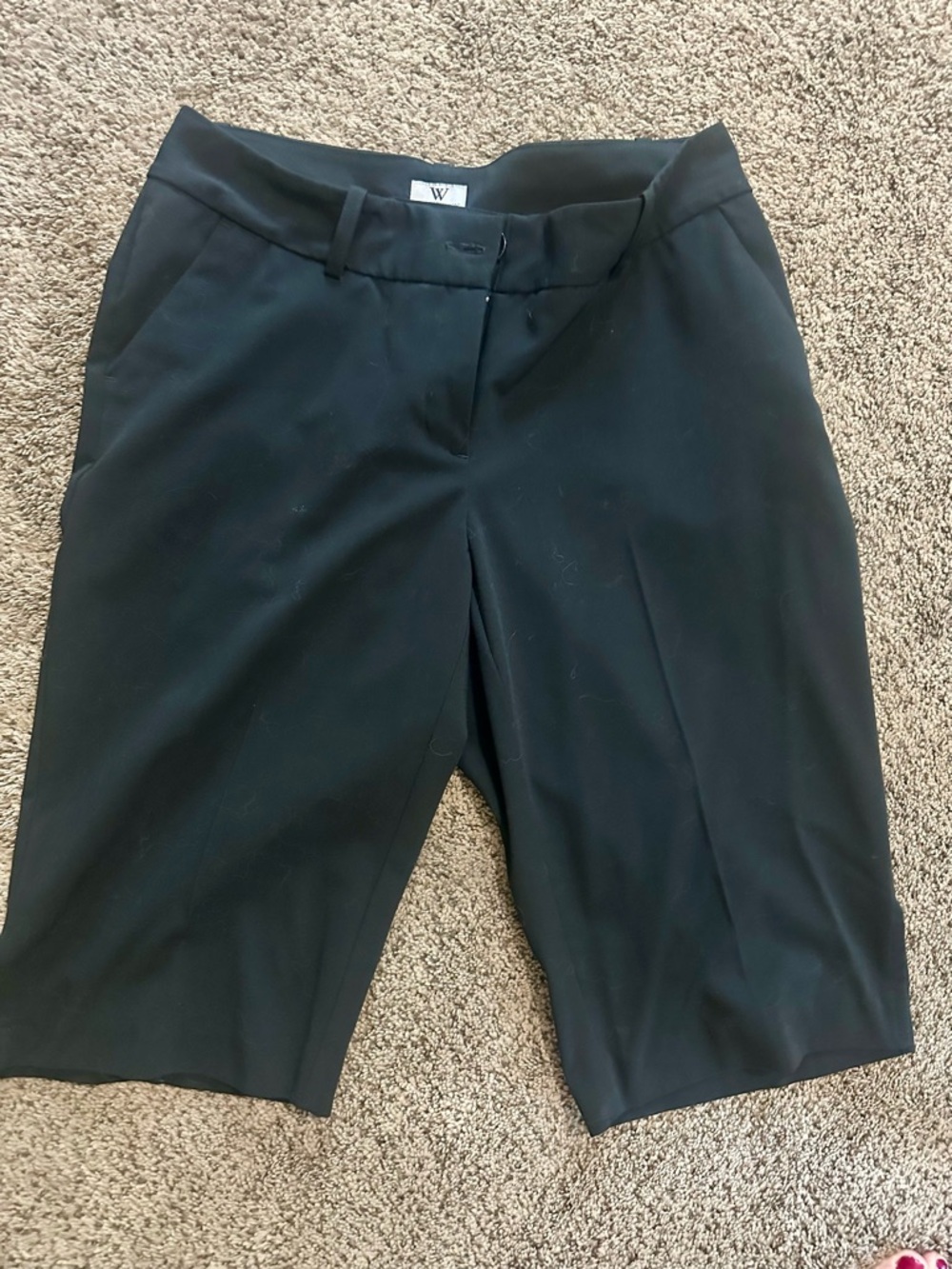 Worthington Black Tailored Bermuda Shorts